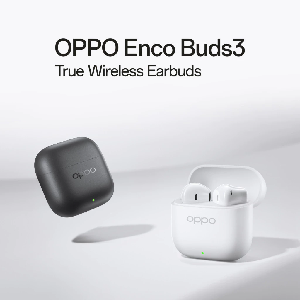 OPPO Enco Buds 3 หูฟังไร้สาย Bluetooth 5.4 ไดรเวอร์ใหญ่ 12.4 มม. น้ำหนักเบา3.8g. ใช้งานได้ยาวนาน 48 ชั่วโมง