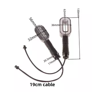 Yiwuyuanvb] 2PCS ไฟเลี้ยวจักรยานแตรไฟท้าย 36V/48V/60V/72V ไฟเตือนจักรยานใหม่