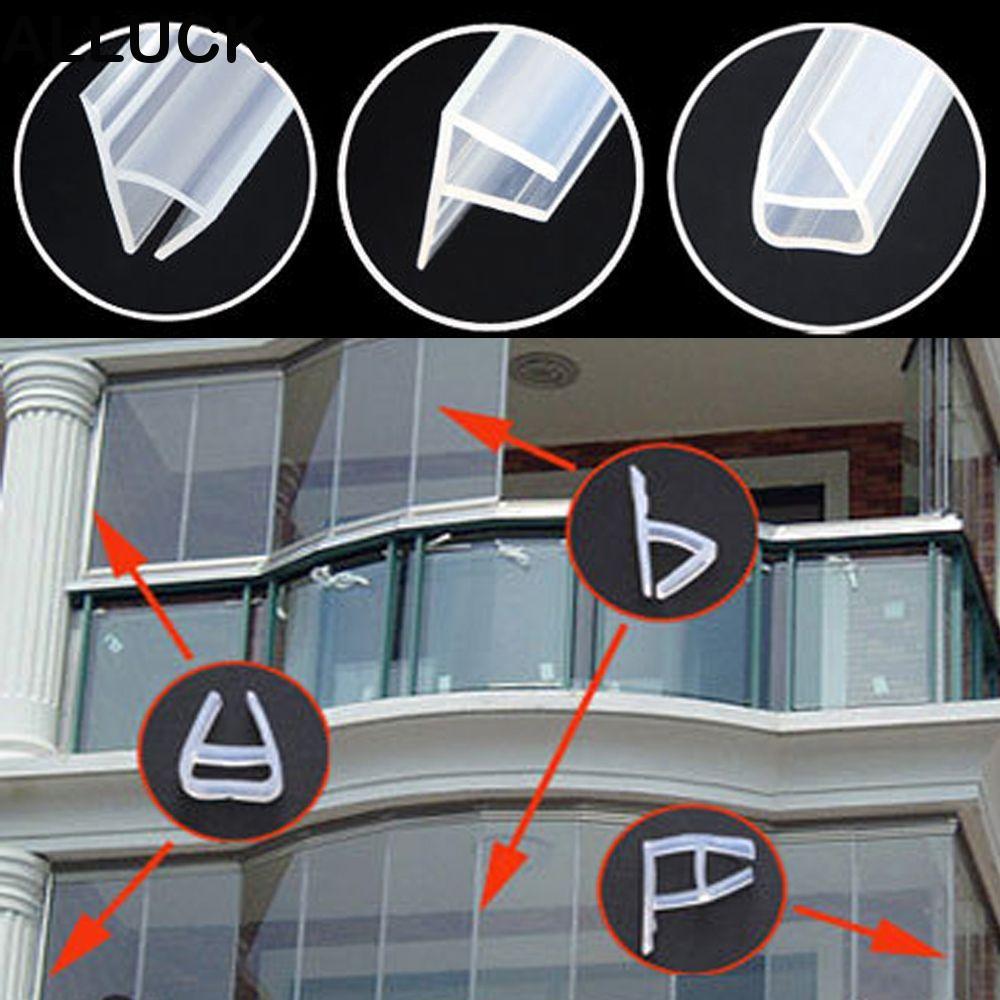 ALLUCK 1M 6-12mm FU h แถบปิดผนึกรูปร่าง Home & Living Home Improvement ฮาร์ดแวร์ประตูกระจก Weatherst