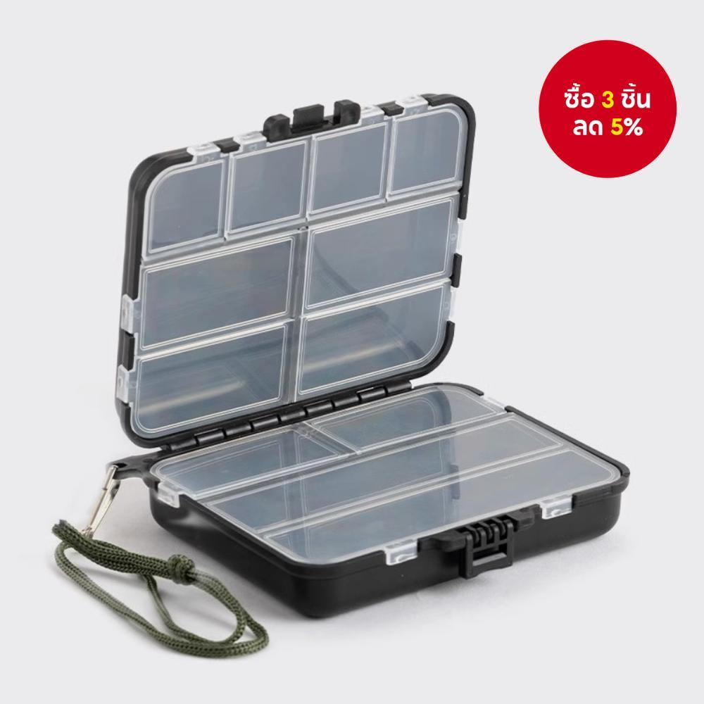 แบบพกพาตกปลา B ox พลาสติกตกปลา Lure Hook Rig เหยื่อกรณีจัดระเบียบ r คอนเทนเนอร์