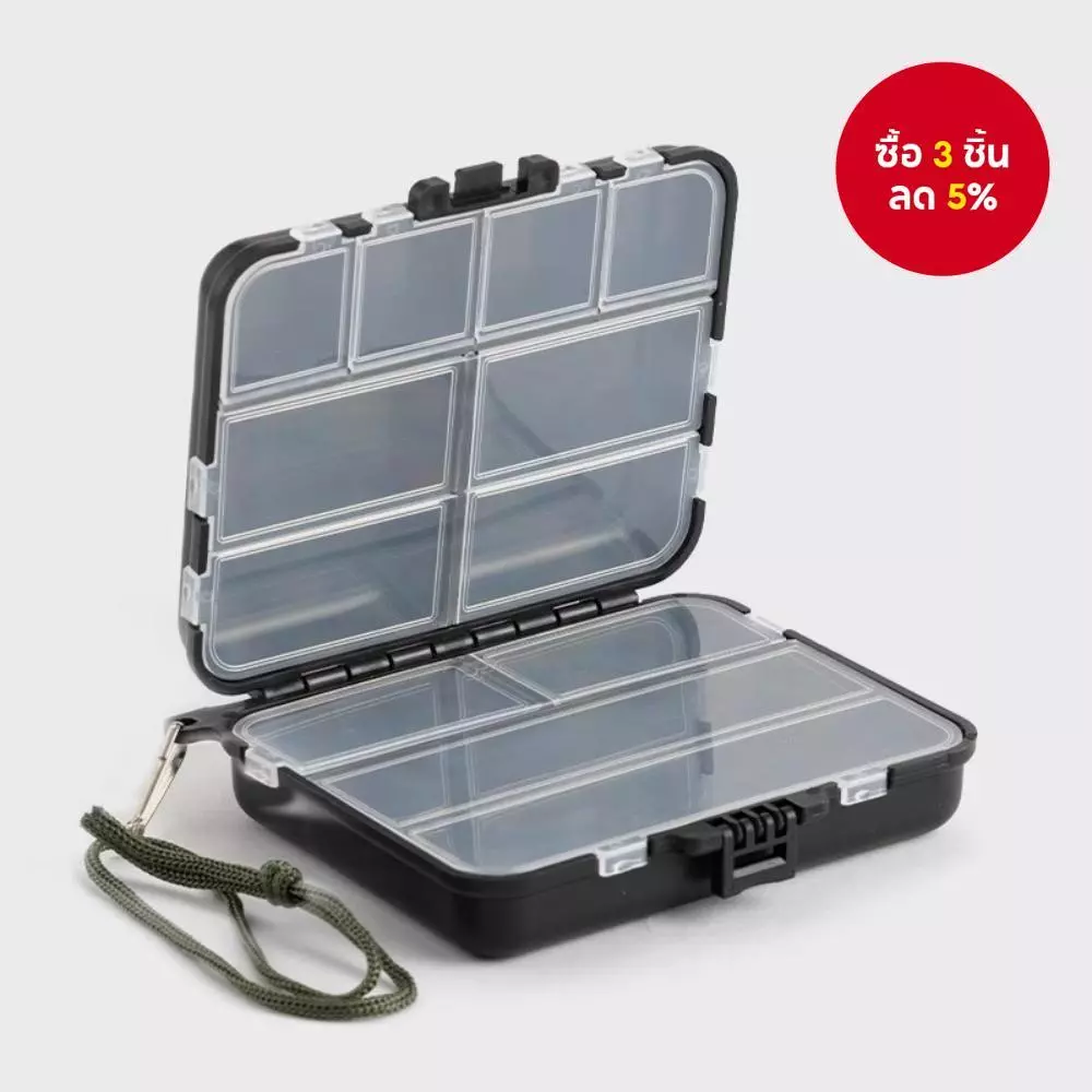 แบบพกพาตกปลา B ox พลาสติกตกปลา Lure Hook Rig เหยื่อกรณีจัดระเบียบ r คอนเทนเนอร์
