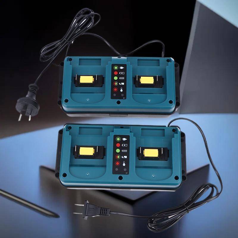 MAU สําหรับ 18-20V แบบพกพา Mini Dual Ports Charger BL1860B BL1850B BL1830 BL1840B BL1860 L1845 CEY