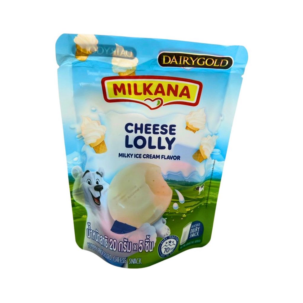 แดรี่โกลด์ ชีสโลลี Dairygold Cheese Lolly 100g.