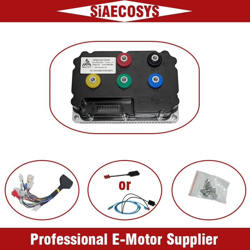 FARDRIVER Encoder เวอร์ชัน ND72360B 72V 360A ตัวควบคุมมอเตอร์ไดรฟ์กลางไฟฟ้ากําลังสูง