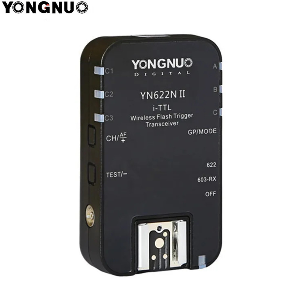 Yongnuo YN-622NII YN622 N II ไร้สาย TTL แฟลช Trigger 2 ตัวรับส่งสัญญาณ HSS 1/8000s สําหรับ Nikon YN6