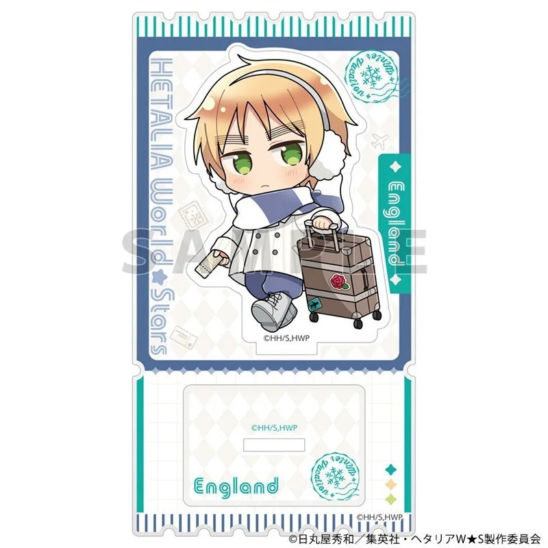 โมเดลอนิเมะ Hetalia England Standee สําหรับตกแต่งโต๊ะเรียน ของขวัญสะสม Hetalia The World