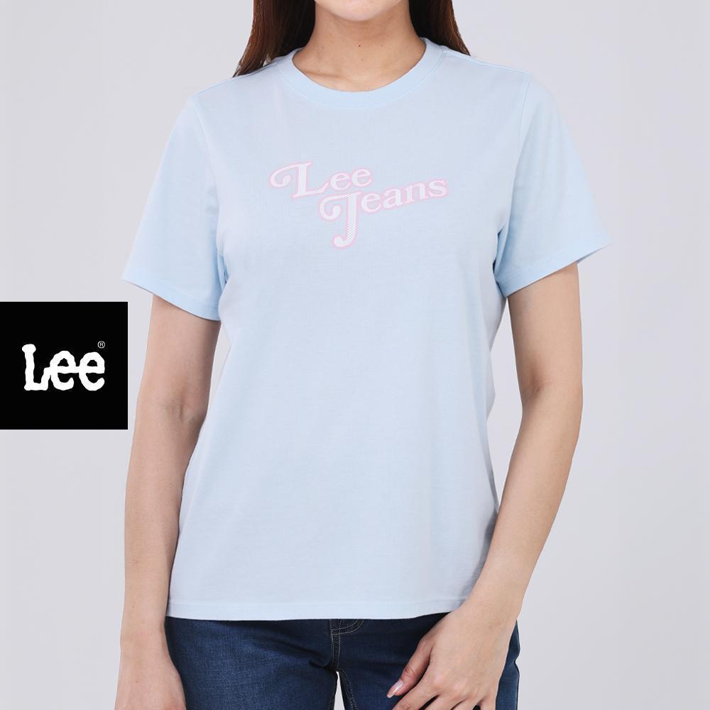 LEE เสื้อยืดแขนสั้นผู้หญิง รุ่น LE S326WTSSF30 สีฟ้า