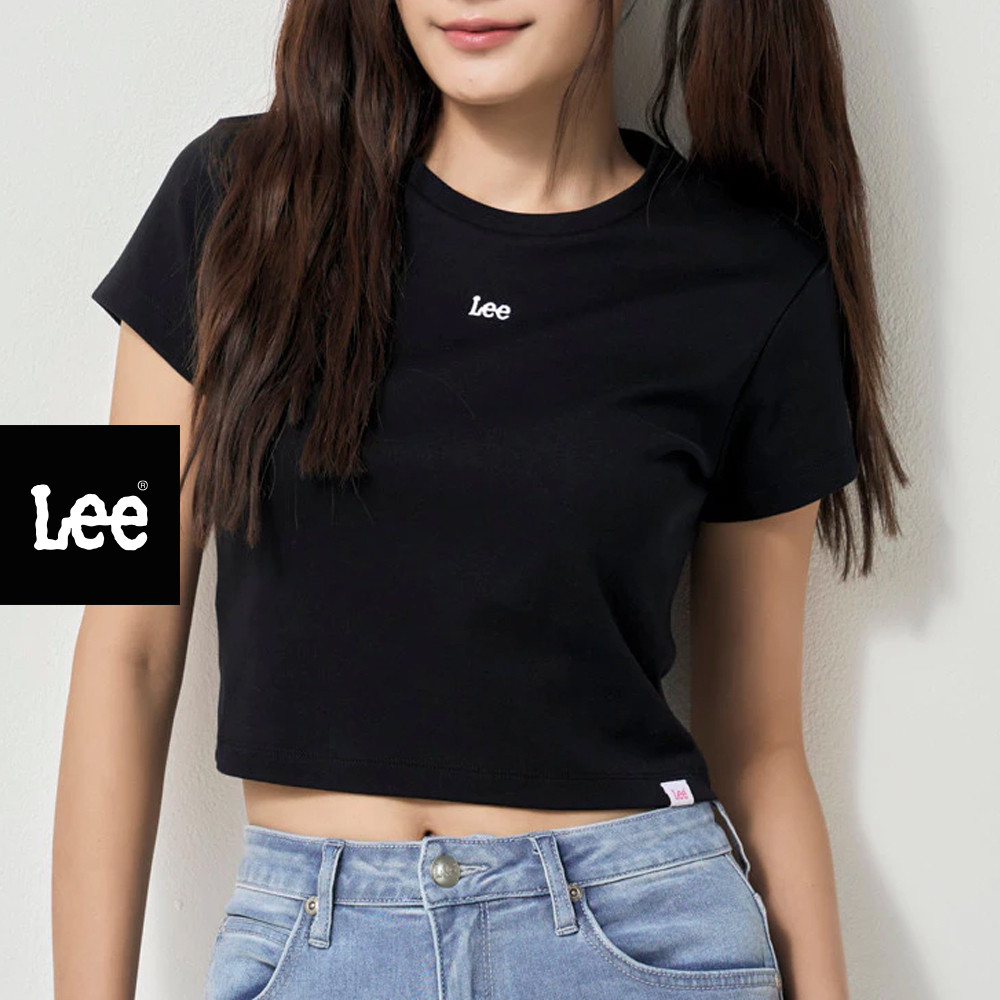 LEE เสื้อยืดแขนสั้นผู้หญิง Slim รุ่น LE S226WTSSN28 สีดำ