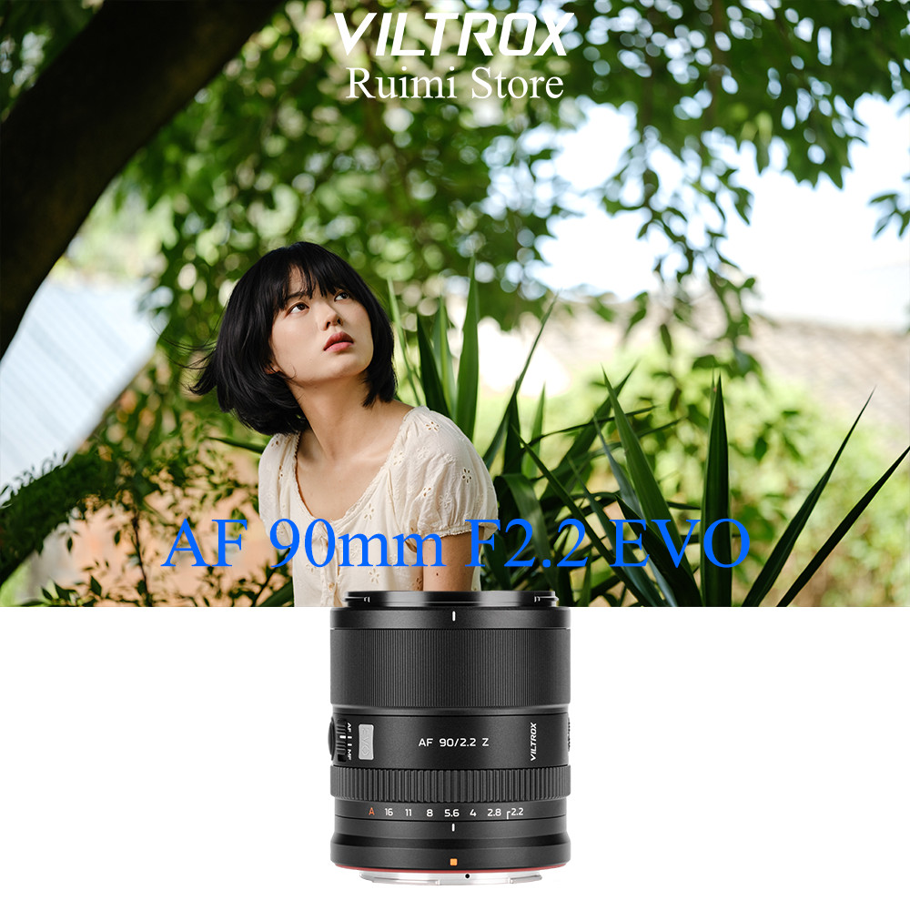 Viltrox 90mm f2.2 EVO เลนส์โฟกัสอัตโนมัติ APS-C สําหรับกล้อง Mirrorless Sony E / XF / Nik Z Mount