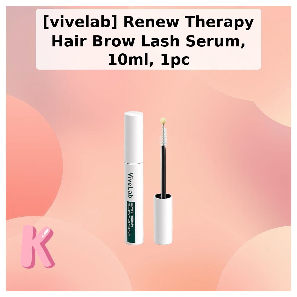 (ดีที่สุด) [vivelab] Renew Therapy Hair Brow Lash Serum, 10ml, 1pc / Korean Brow Lash Serum / Revita