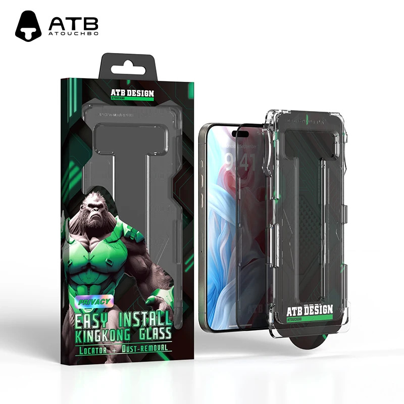 [ ANTI SPY PRIVACY EASY TO INSTALL IPHONE 16 / 16E / 16 PRO / 16 PLUS / 16 PRO MAX ] กระจกนิรภัย Sup