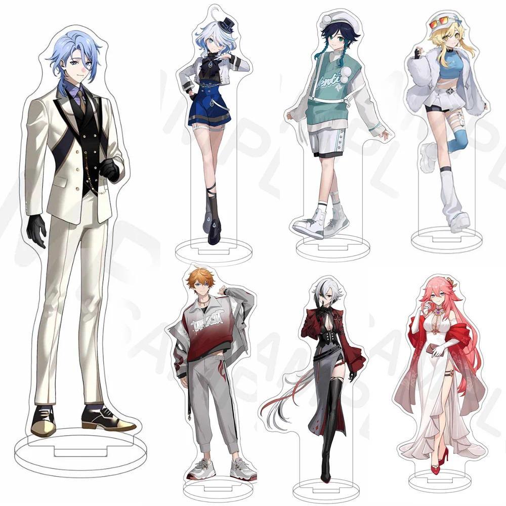 เกมรุ่น Wriothesley Tartaglia Yae Miko Standee mica คอสเพลย์ HoYoFairy Collection Chiori Venti Xiao 