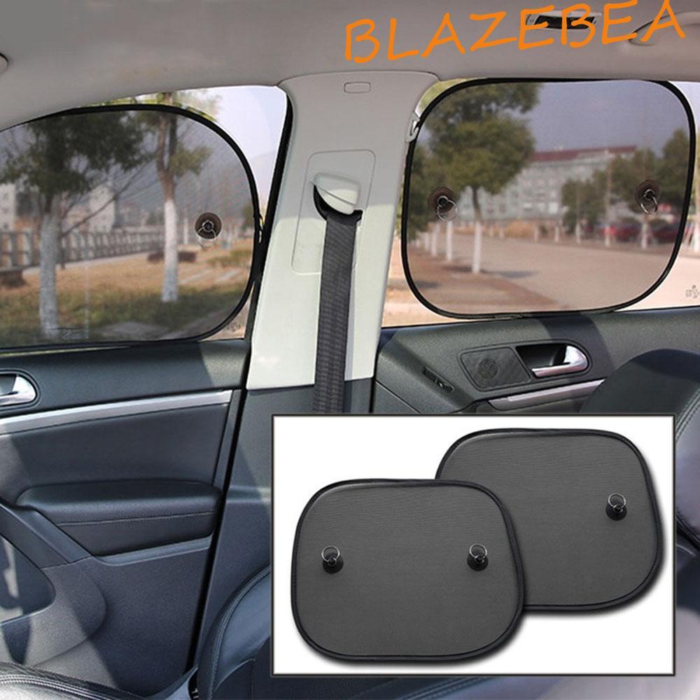 BLAZEBEA ม่านบังแดดรถยนต์ Universal Car Window ทนทาน Super Quality Sunshade UV Protection Window Film