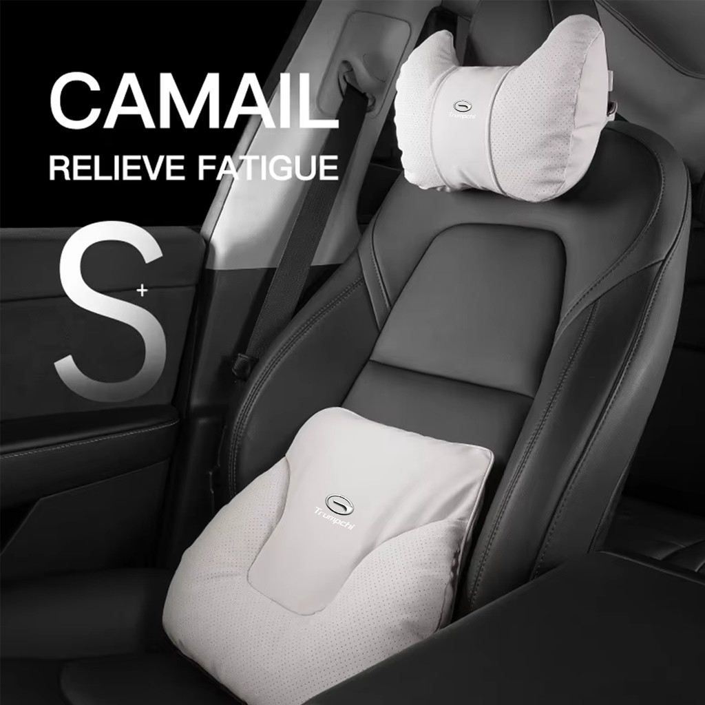 รถคอหมอน Soft Comfort Auto ที่นั่งเอวสนับสนุน Headrest Mat Travel Rest สําหรับ Trumpchi Empow Emko G