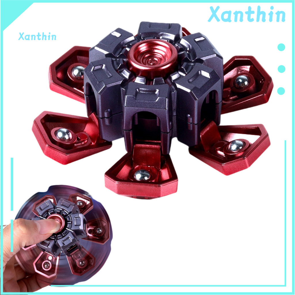 ยืดเกราะ Fidget Spinner แบบพกพา Fidget Spinner Fidget Spinner ของเล่นสําหรับความเครียดความวิตกกังวลบ