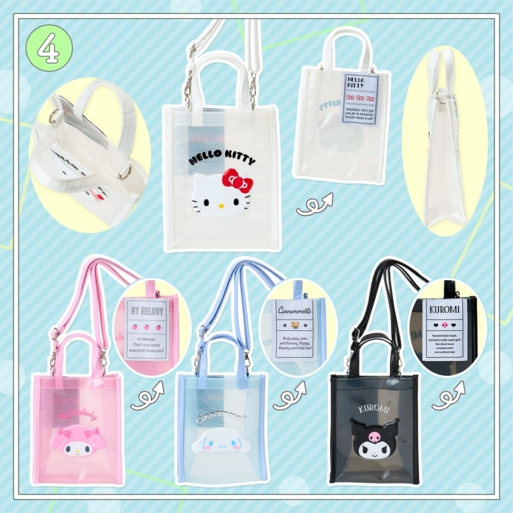 🇯🇵 กระเป๋าเครื่องสำอางค์ sanrio Hello Kitty Mymelody Kuromi