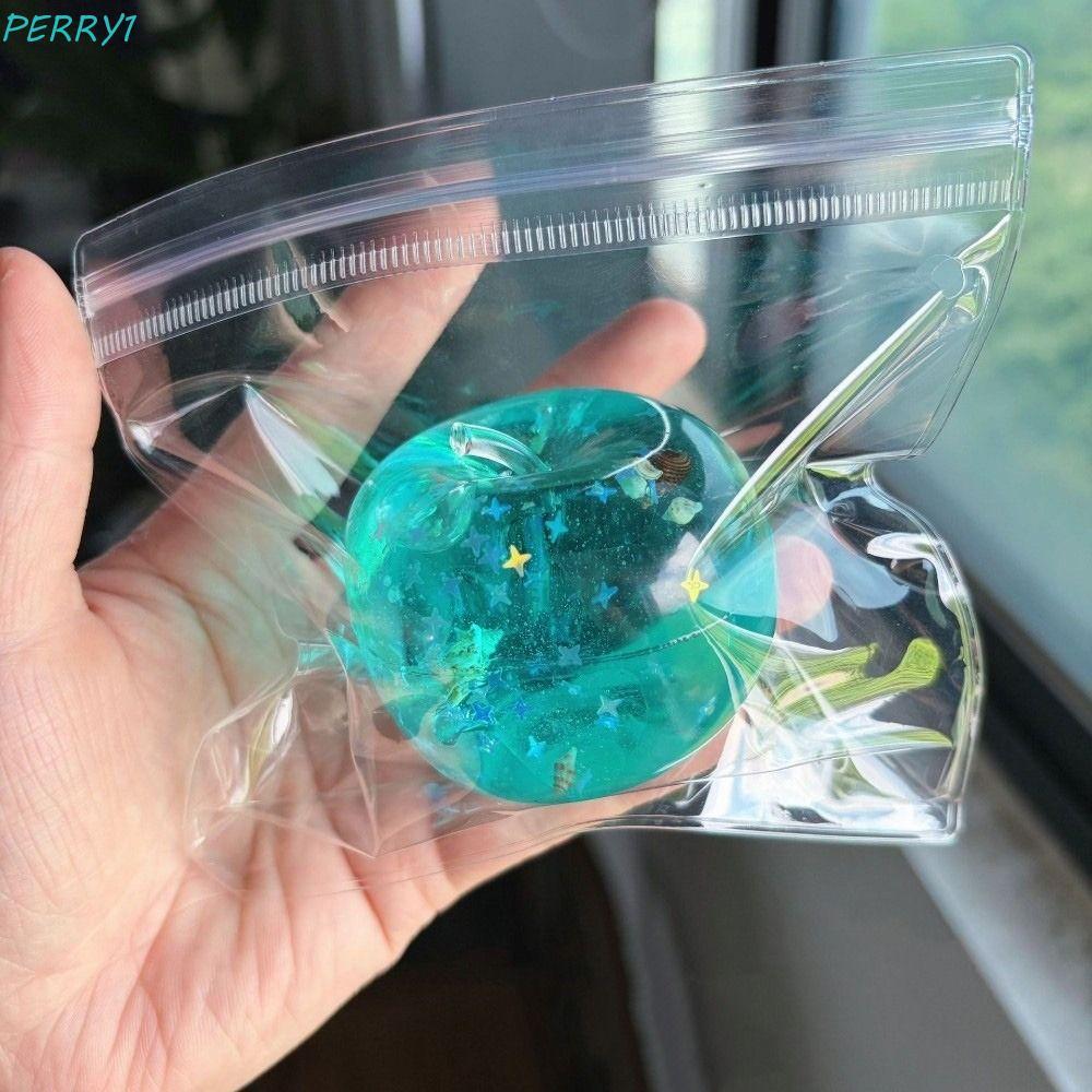 PERRY Seashells Squeeze ของเล่น, Creative Super Soft Ocean Squishy Balls,แบบพกพาความวิตกกังวลบรรเทานวดมือผ่อนคลาย TPR Fidget ของเล่นโต๊ะทํางานของเล่น