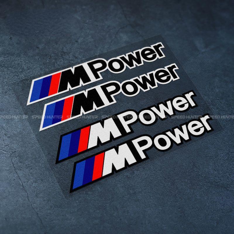 M POWER personality waterproof stickers, M3, M4, M2 car window decoration stickers