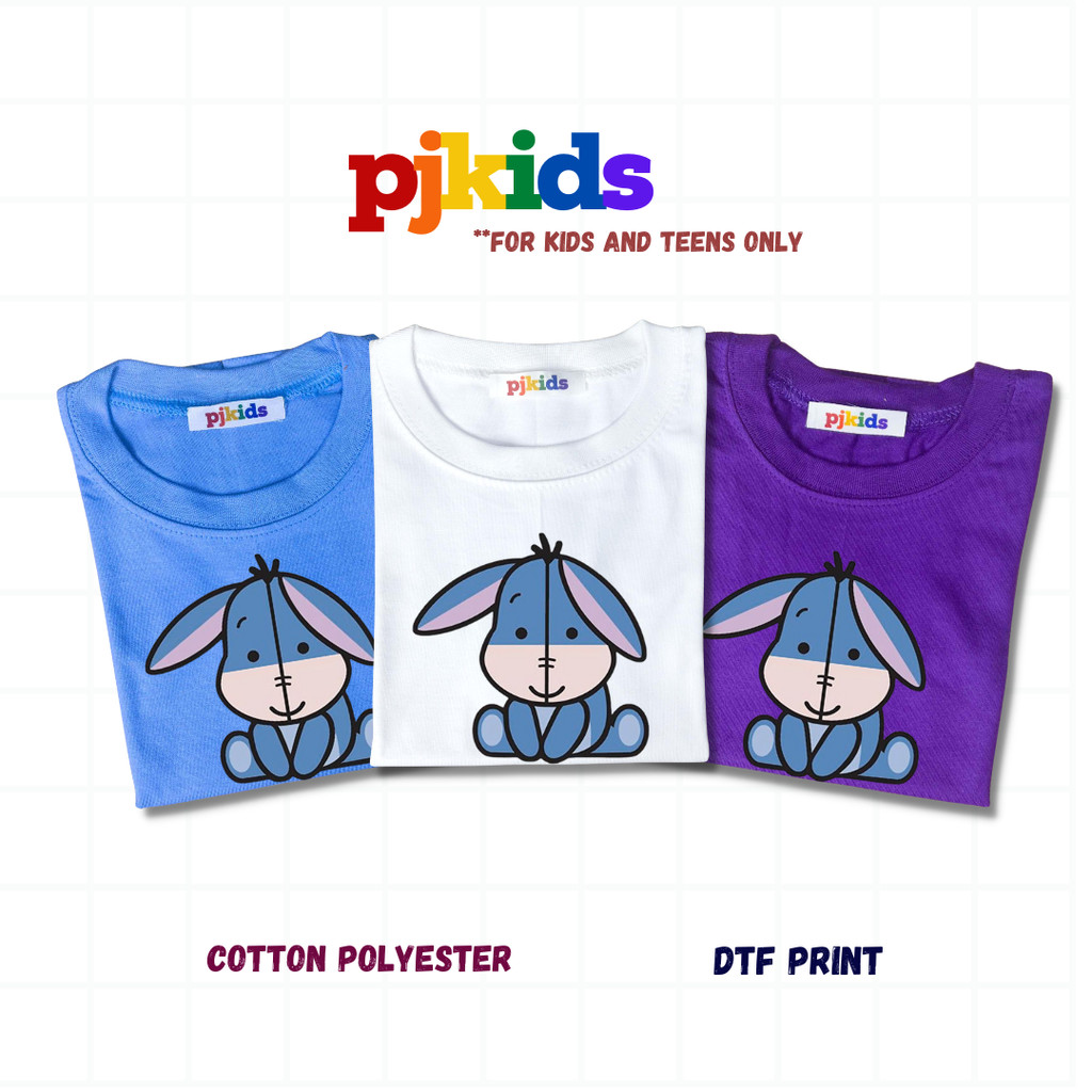 [มีสินค้า] เสื้อยืดเด็ก EEYORE WINNI THE POOH รุ่น II เสื้อยืดลายการ์ตูน รุ่น II สำหรับเด็กอายุ 2-10