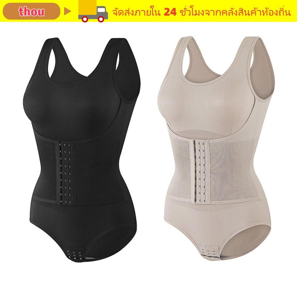 THOU บอดี้สูท Shapewear, ซิปปรับเข็มขัด Full Body Shaper, 2025 Sculpting Plus ขนาด Tummy Control Slimming Undergarments สําหรับผู้หญิง