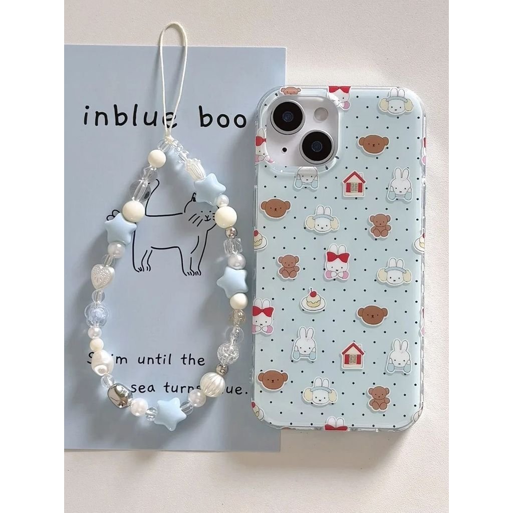เคสโทรศัพท์เหมาะสําหรับiPhone 7 8 X XS XR XSMAX 11 12 13 14 15 16 17 Pro max Plus Air Polka Dot Bunn