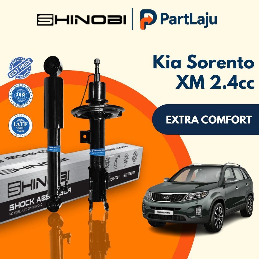 E-Shinobi Kia Sorento XM 2.4 2010-2015 โช้คอัพแก๊สหน้าและหลัง