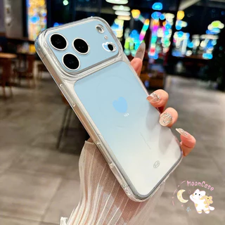 เคสโทรศัพท์ลายไล่สีเกรดพรีเมี่ยมกับรูปหัวใจ เคสไอโฟน17air เหมาะสำหรับ IPhone 16 17 15 14 13 12 11 Pro Max 15 Plus