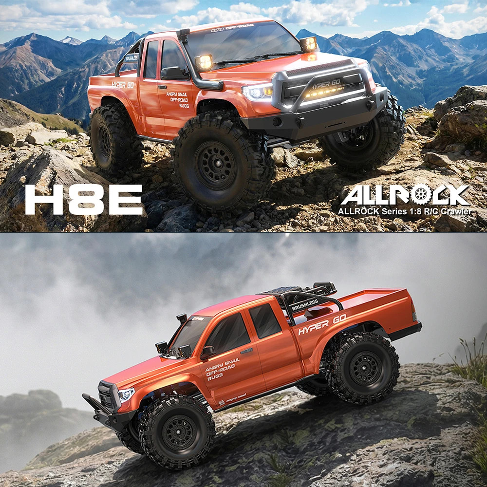 MJX Hyper GO H8E ALLROCK Series Brushless RTR 1/8 RC รีโมทคอนโทรลไฟฟ้ารุ่นรถ Crawler ผู้ใหญ่เด็กของเ