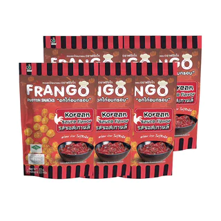 ฟรังโก อกไก่อบกรอบ รสซอสเกาหลี 22กรัม x6ซอง FRANGO ขนมอกไก่ลีนๆ กรอบอร่อยเข้มข้นรสเกาหลี โปรตีนแน่นฟินยกแพ็ค