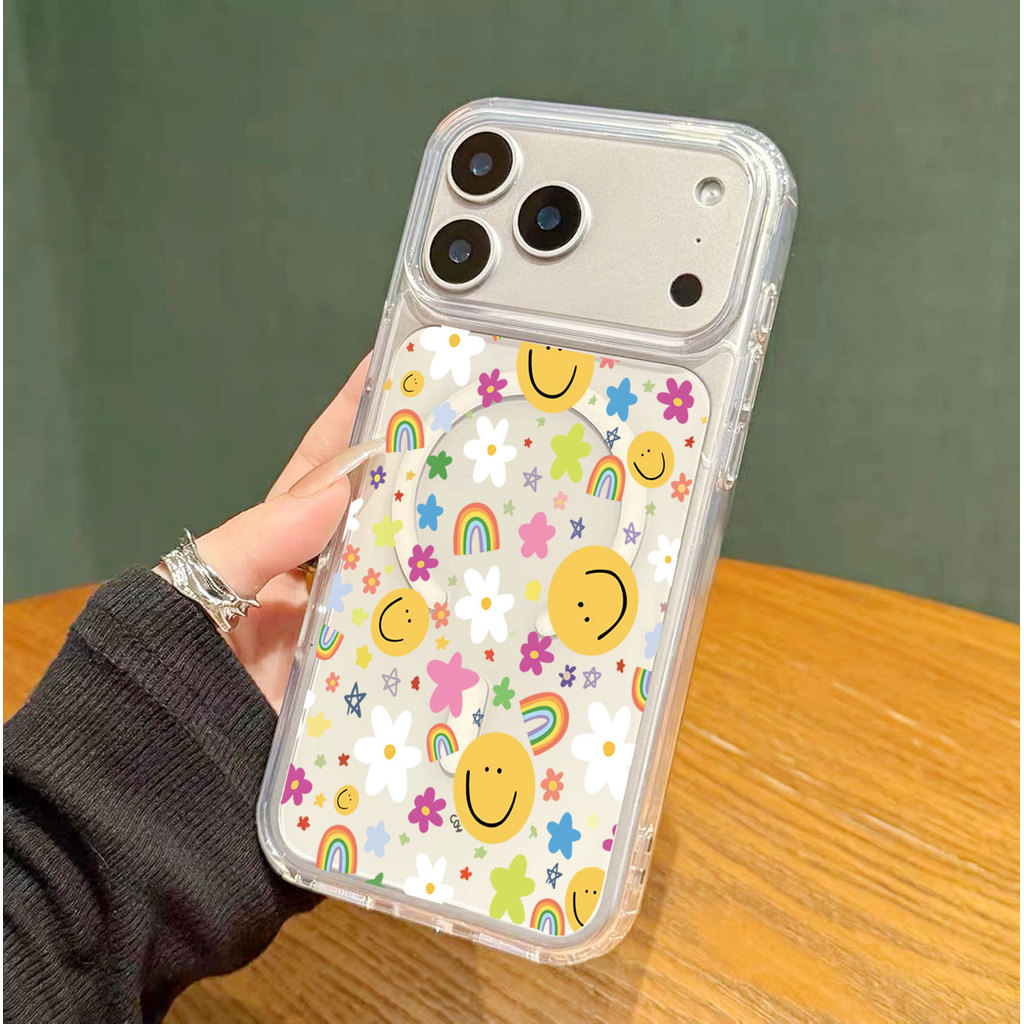 เคส ชาร์จได้ แม่แหล็ก สําหรับ iPhone 17 Promax 16 15 14 13 12 11 Pro Max 17Air Pro 6S 6Plus 7 8 SE2 SE3 7 Plus ลายน่ารัก