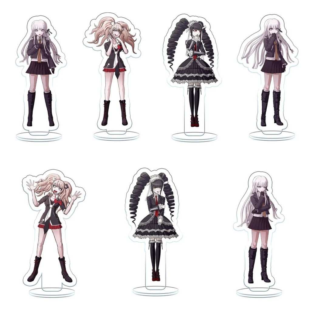 Danganronpa อะนิเมะ Standee รุ่น Kyoko Kiririgiri Junko Enoshima Celestia Ludenberg ตกแต่งโต๊ะทํางาน