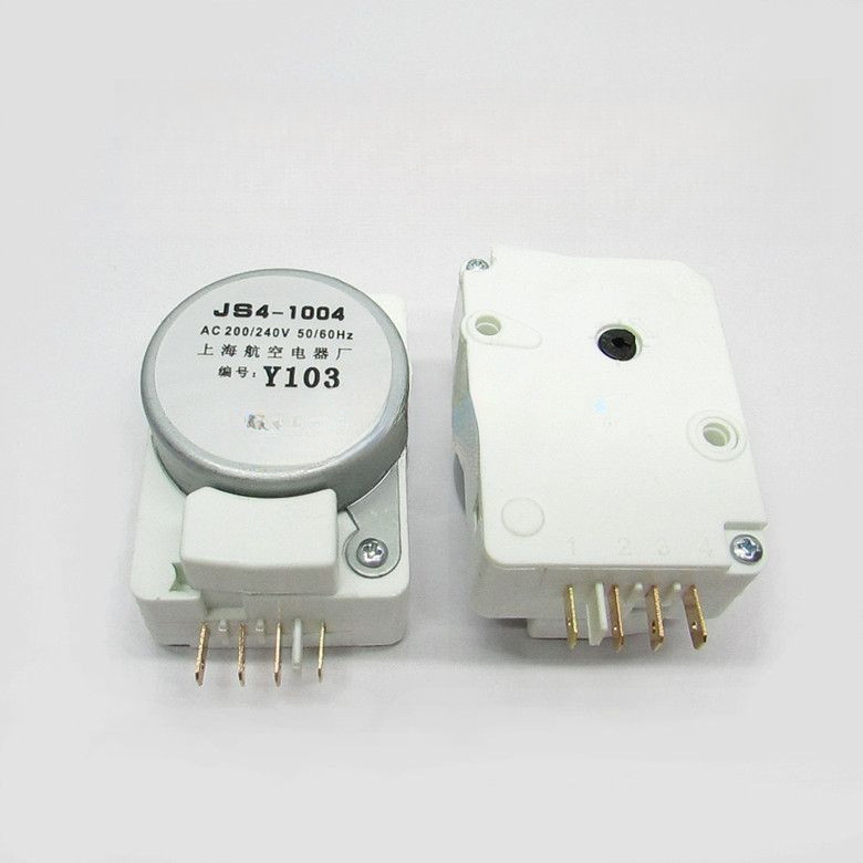 JS4-1004 ตัวตั้งเวลาละลายน้ำแข็งและตัวควบคุมการสตาร์ท สำหรับตู้เย็น Sharp ระบบ No-Frost อะไหล่แท้