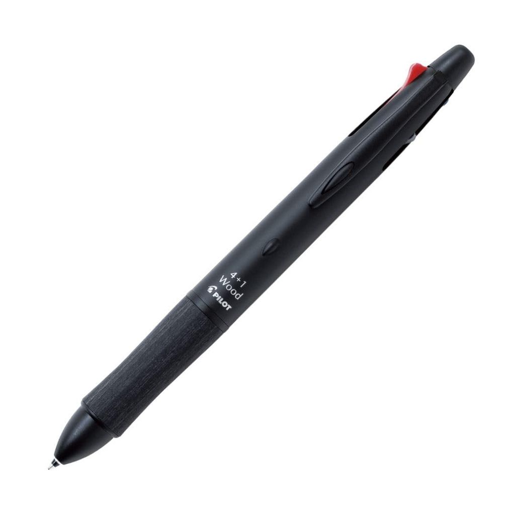 【Direct from Japan】 Pilot 4+1 Wood [Black] BKHFW2SRB B Black
