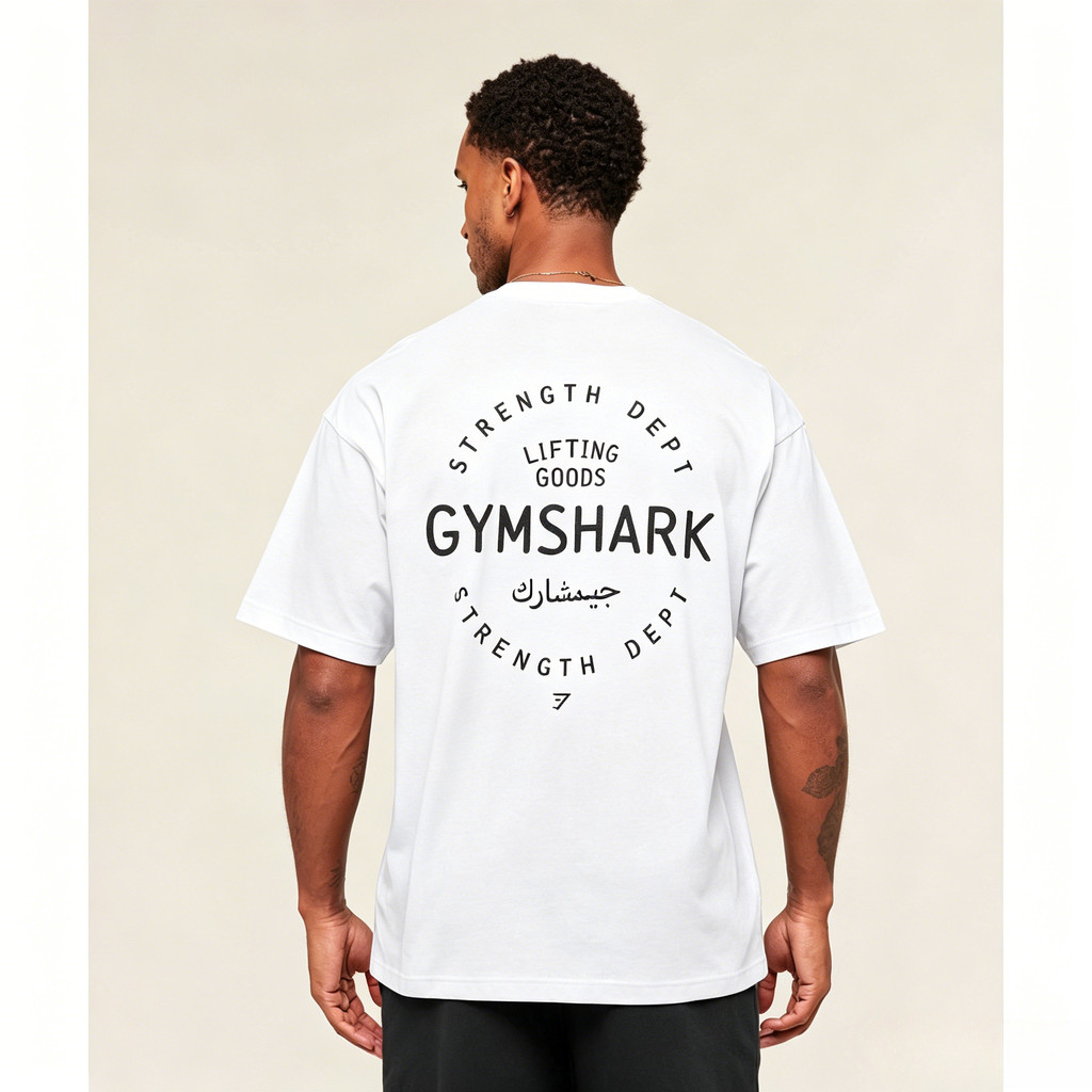 Strength Dept Training Top Mens Cotton 100% Loose Fit Short Sleeve Tee for Fitness Exercise Style