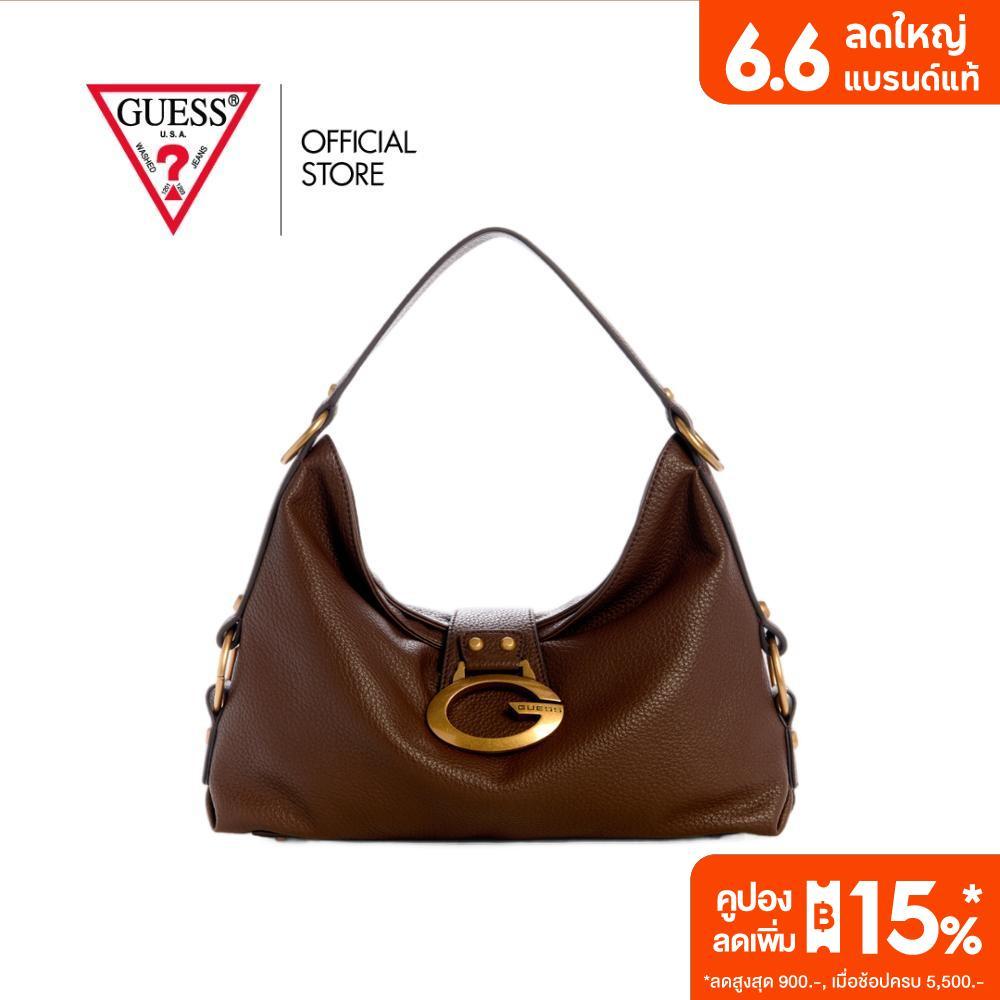 GUESS กระเป๋า รุ่น BB930818 CAMDEN SHOULDER BAG SHOULDER BAG สีน้ำตาล