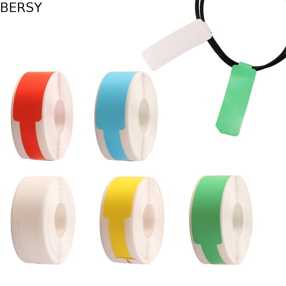 BERSY Cable Label Wire Identification Tag,สติกเกอร์กันน้ําเครื่องพิมพ์เครือข่ายสายไฟเครื่องหมายสติกเ