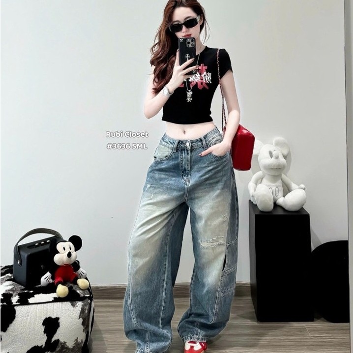 ️Rubi GZ 3636 EDGE POCKET JEANS SML