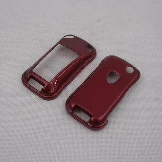 Gloss METALLIC RED Remote Flip Key Protection Case สําหรับ Porsche Cayenne Turbo S GTS V6 V8
