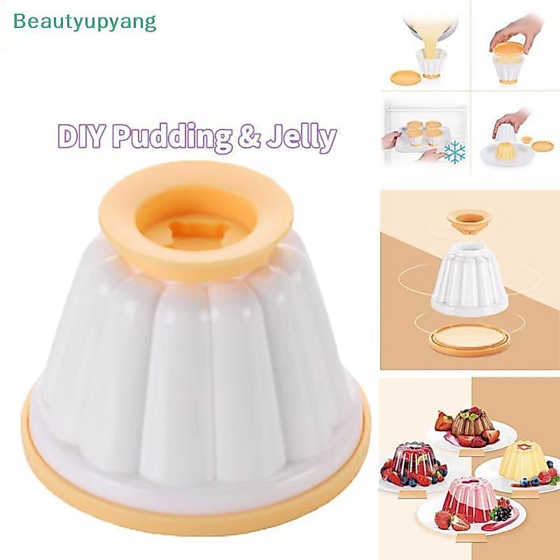 [Beautyupyang] 4 ชิ้นพุดดิ้ง Mould Bakeware นํากลับมาใช้ใหม่ DIY พุดดิ้งเยลลี่แม่พิมพ์เค้กเยลลี่พลาสติกเครื่องมืออบแม่พิมพ์เค้กขนมปัง