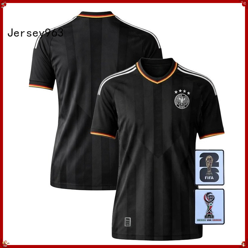 in Stock(S-4XL) 2026/27 เสื้อฟุตบอลรุ่นพิเศษเยอรมันสีดํา