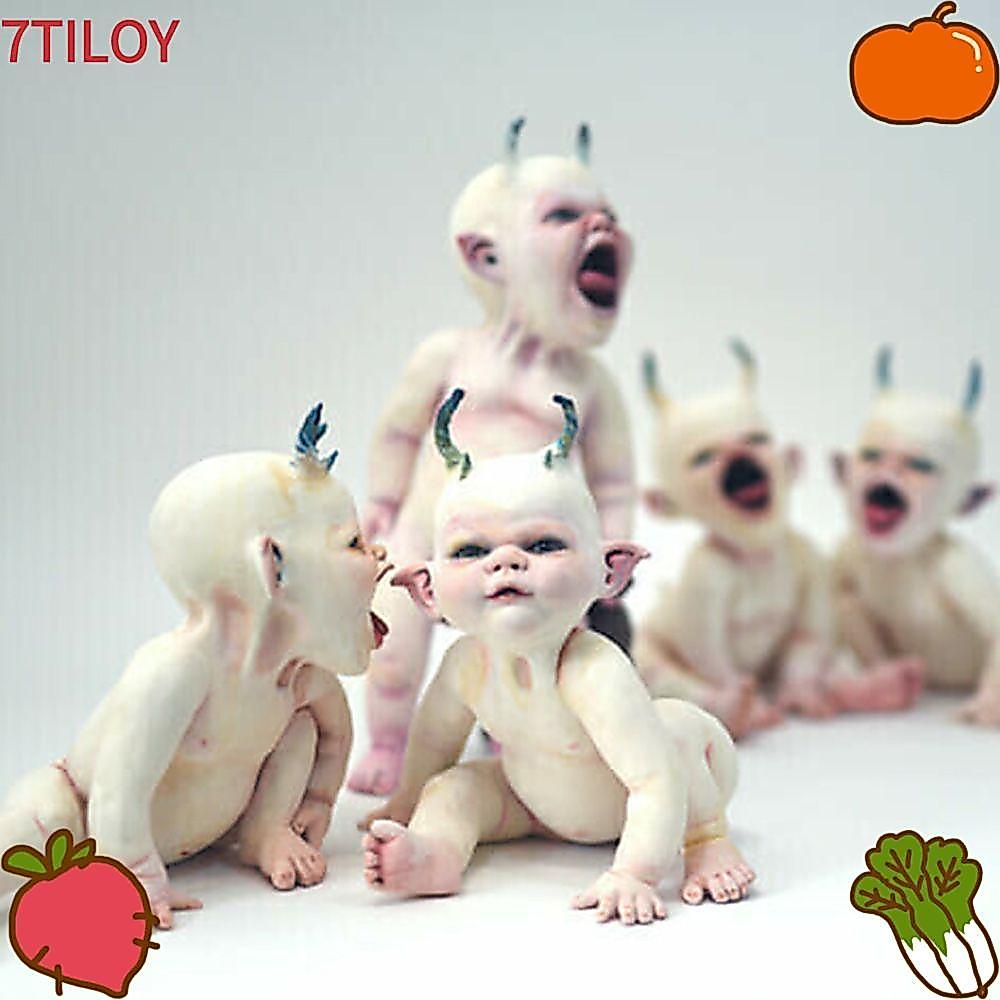 7TILOYSHOP ตุ๊กตาทํามือ Halloween Zombie Baby Resin Ghost