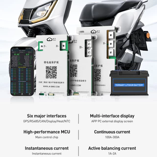 JIKONG JKBMS Active Balance สมาร์ทบลูทูธ BMS 8S-24S 24V 48V 72V 40A สมาร์ท Active Balance BMS Lifepo4 Li-Ion Lto