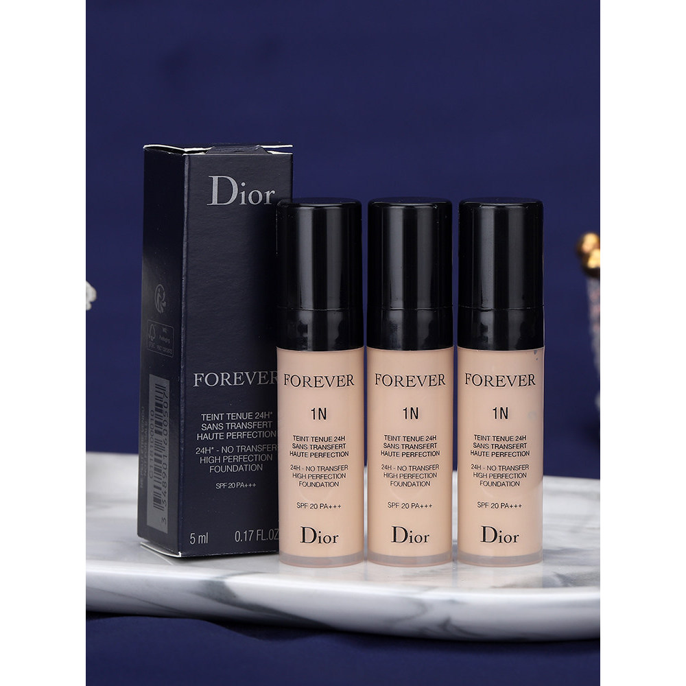 cushion ครีมรองพื้น Dior Dior Gel Matte Liquid Foundation 1N/2N คอนซีลเลอร์ธรรมชาติ Moisturizing ติด