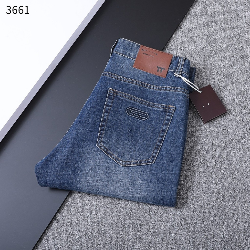 EN8B To***rd Spring and Summer Business Casual Pants for Men, Jeans
