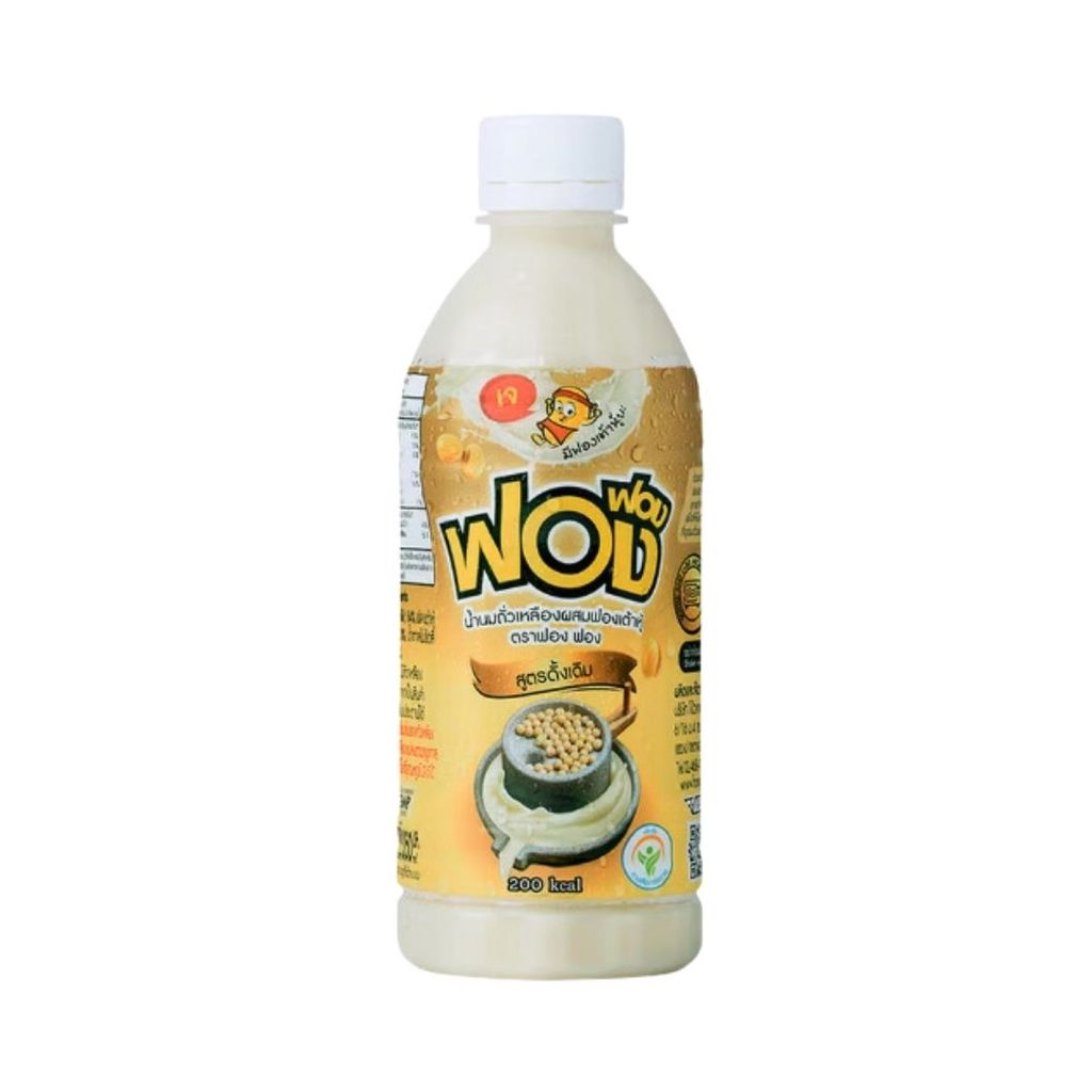 ฟองฟอง น้ำนมถั่วเหลืองผสมฟองเต้าหู้ Fong Fong Curd Soy Milk 1ltr.