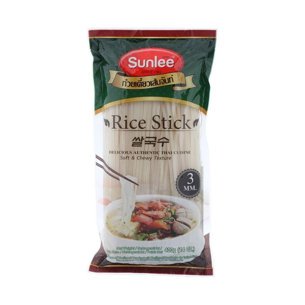 ซันลี ก๋วยเตี๋ยวเส้นจันท์ Sunlee Rice Stick 400g.