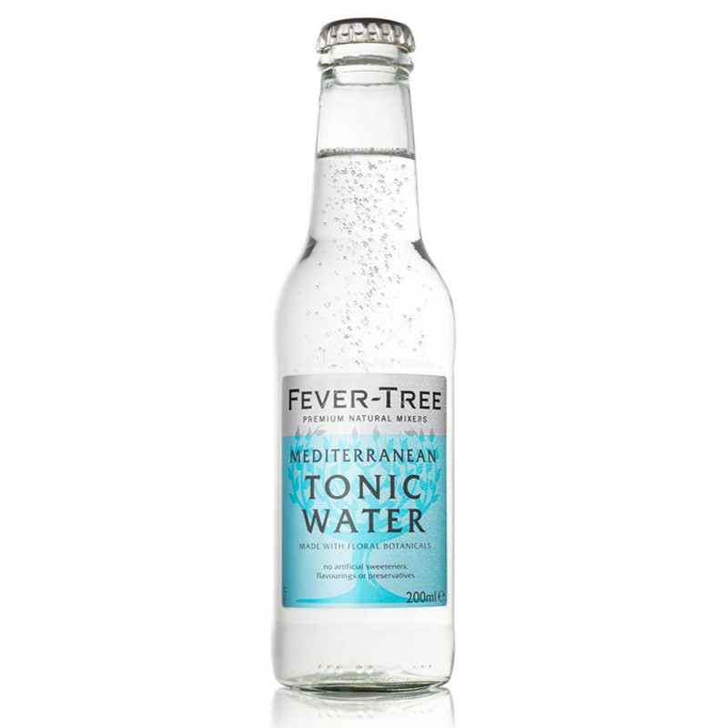 ฟีเวอร์ทรีเมดิเตอร์เรเนียโทนิกวอเตอร์เครื่องดื่มอัดก๊าซ 200มล Fever Tree Mediterranean 200ml [5060108450508 ]