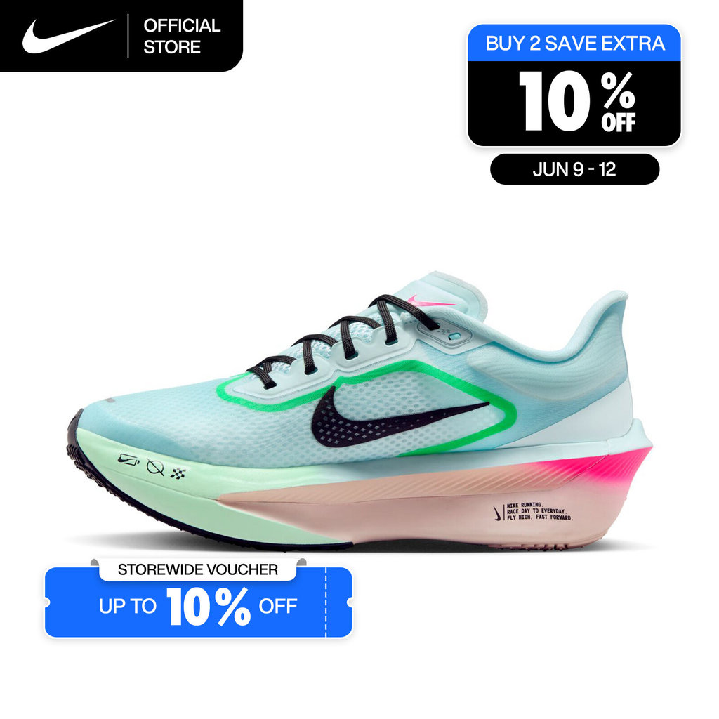 Nike Women's Zoom Fly 6 Road Racing Shoes - Glacier Ice [FN8455-402]