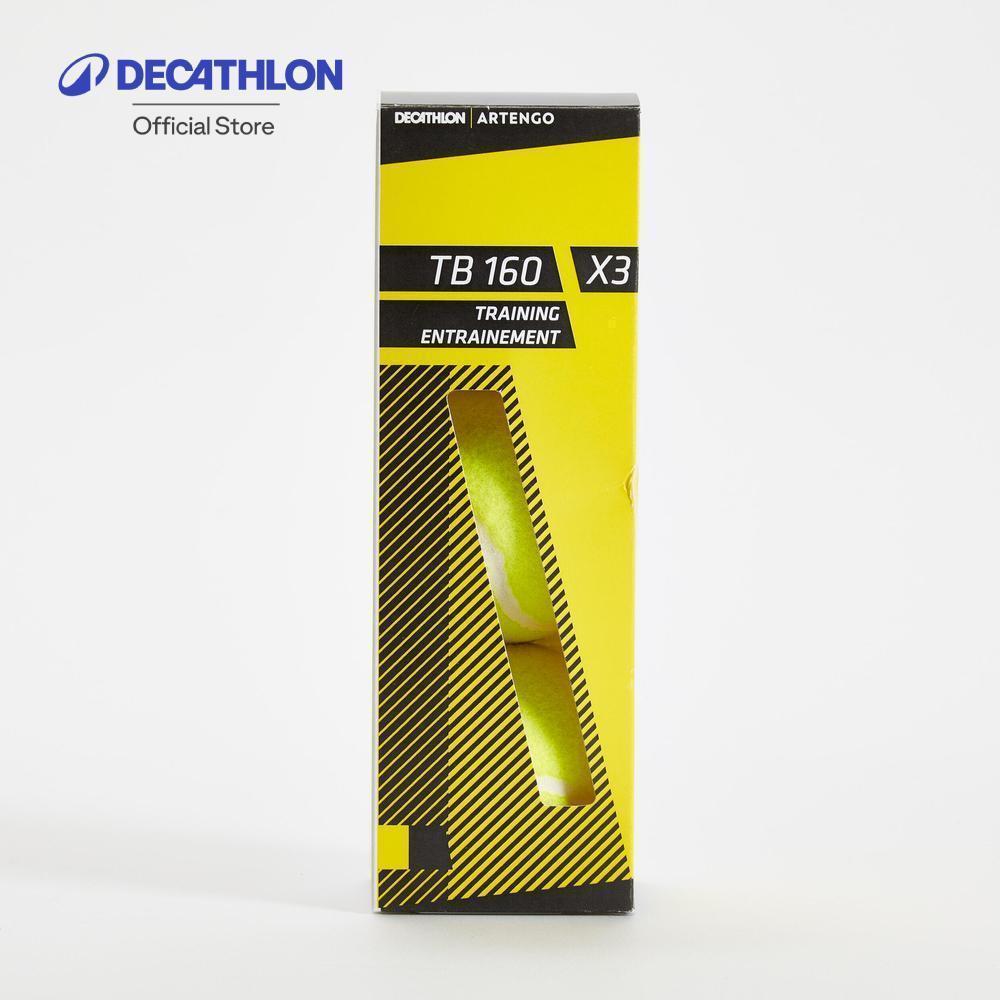 Decathlon Tennis Ball Tri-Pack ลูกเทนนิสรุ่น Tb160 แพ็ค 3 ลูก - Yellow