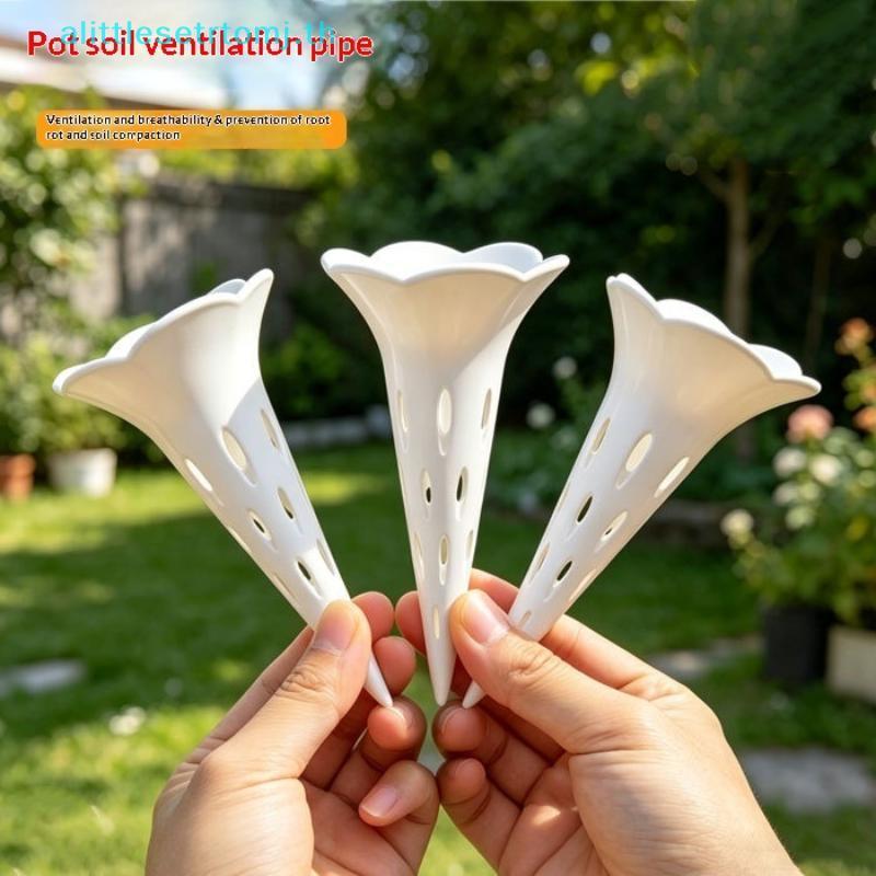 Alittlese 20 ชิ้น Conical Plant รดน้ําอุปกรณ์ Breathable Root Tube รักษา Moisture in Window Sill Planters และ Terrariums TH